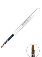 Mirage Кисть для геля №6 прямая натуральный ворс прозрачная ручка