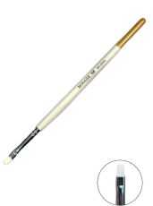 Mirage Кисть для геля №8 прямая белая ручка