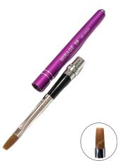 Mirage Кисть для геля №8 прямая фиолетовая ручка трансформер
