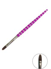 Tartiso Кисть для геля №8 закругленная нейлон