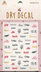 Mirage    Dry Decal MD-10