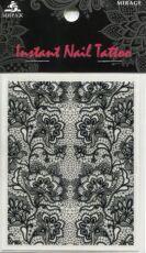Mirage Наклейка для ногтей Instant Nail Tattoo Black NTB-01
