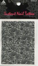 Mirage Наклейка для ногтей Instant Nail Tattoo Black NTB-03