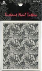 Mirage Наклейка для ногтей Instant Nail Tattoo Black NTB-07