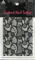 Mirage Наклейка для ногтей Instant Nail Tattoo Black NTB-09
