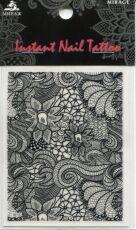 Mirage Наклейка для ногтей Instant Nail Tattoo Black NTB-13