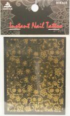 Mirage Наклейка для ногтей Instant Nail Tattoo Gold NTG-02