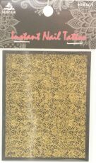 Mirage Наклейка для ногтей Instant Nail Tattoo Gold NTG-03
