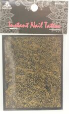 Mirage Наклейка для ногтей Instant Nail Tattoo Gold NTG-06