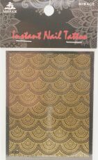 Mirage Наклейка для ногтей Instant Nail Tattoo Gold NTG-14