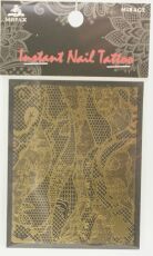 Mirage Наклейка для ногтей Instant Nail Tattoo Gold NTG-15