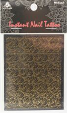 Mirage Наклейка для ногтей Instant Nail Tattoo Gold NTG-19