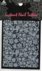Mirage Наклейка для ногтей Instant Nail Tattoo White NTW-02