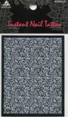Mirage Наклейка для ногтей Instant Nail Tattoo White NTW-05
