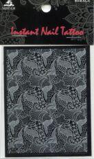 Mirage Наклейка для ногтей Instant Nail Tattoo White NTW-07