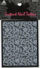 Mirage Наклейка для ногтей Instant Nail Tattoo White NTW-16
