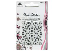 Mirage 3D Наклейки Nail Sticker Кошки черно-белые XX-18