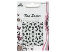 Mirage 3D Наклейки Nail Sticker Кошки черно-белые XX-33