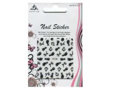 Mirage 3D Наклейки Nail Sticker Кошки черно-белые XX-38