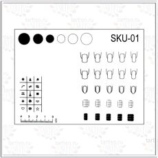 Коврик силиконовый учебный №01