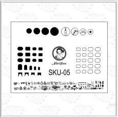 Коврик силиконовый учебный №05