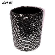 Стакан круглый весь в стразах Чёрный AB