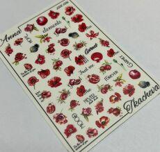 Наклейка большая 9,5х6,5 см LUX-026