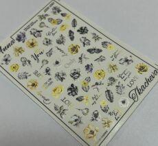 Наклейка большая 9,5х6,5 см LUX-030