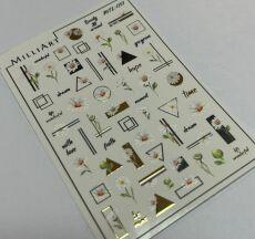 Наклейка большая 9,5х6,5 см MTL-053