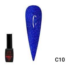 Global Fashion Гель-лак Disco светоотражающий №C10 8 мл