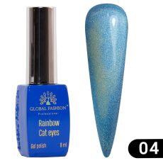Global Fashion Гель-лак кошачий глаз Rainbow Laser cat eyes №04 8 мл