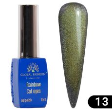 Global Fashion Гель-лак кошачий глаз Rainbow Laser cat eyes №13 8 мл