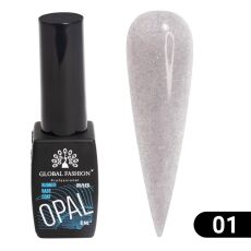 Global Fashion База каучуковая Disco Opal светоотражающая №01 8 мл