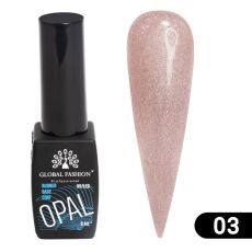 Global Fashion База каучуковая Disco Opal светоотражающая №03 8 мл