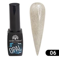 Global Fashion База каучуковая Disco Opal светоотражающая №06 8 мл