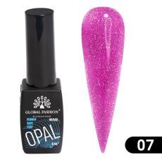 Global Fashion База каучуковая Disco Opal светоотражающая №07 8 мл