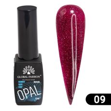 Global Fashion База каучуковая Disco Opal светоотражающая №09 8 мл