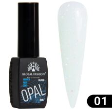 Global Fashion База каучуковая Glitter Opal №01 8 мл
