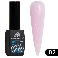 Global Fashion База каучуковая Glitter Opal №02 8 мл
