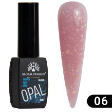 Global Fashion База каучуковая Glitter Opal №06 8 мл