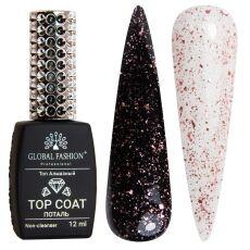 Global Fashion Топ алмазный без липкого слоя Поталь Rose Foil 12 мл