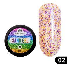 Global Fashion Гель-краска Sand Gel №02 5 гр