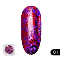 Global Fashion Втирка для ногтей Fire Works 01