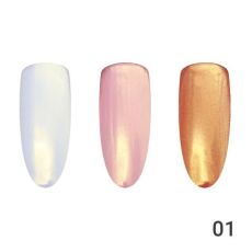 Global Fashion Втирка для ногтей Жемчужная 01