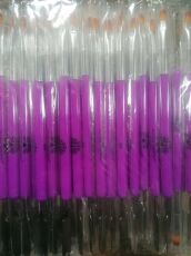 Global Fashion Кисть для полигеля №6 фиолетовая