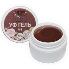 Tartiso Гель камуфлирующий для моделирования ногтей №03 15 гр