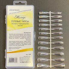 Mirage Типсы гелевые длинный миндаль 120 шт