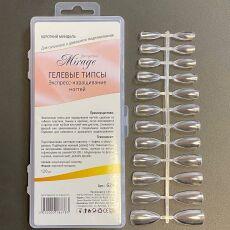 Mirage Типсы гелевые короткий миндаль 120 шт
