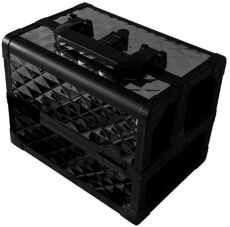 Бьюти-кейс с зеркалом 2485A 24,5х17,5х18,5 см черный