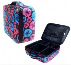 Бьюти-кейс для лэшмейкеров и бровистов 24х22х8 см розы CHLES-4